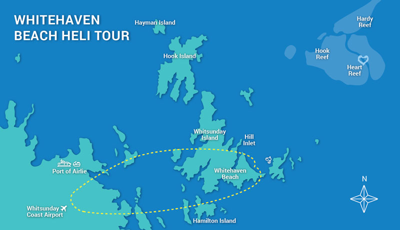 5108d08400b943d49818819346ab236cWhitehaven Beach Heli Tour