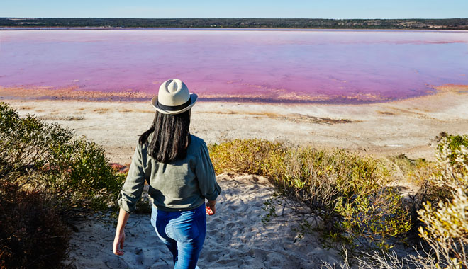 Hutt Lagoon, near Port Gregory