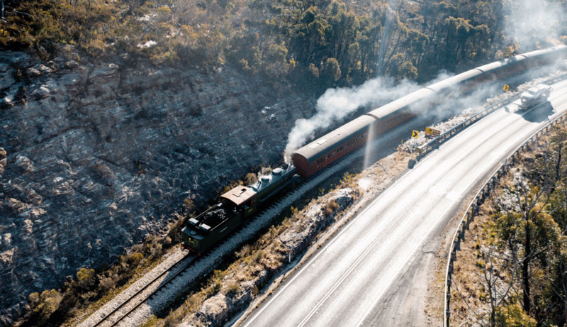Blue Mountains Zig Zag Steam Train 003