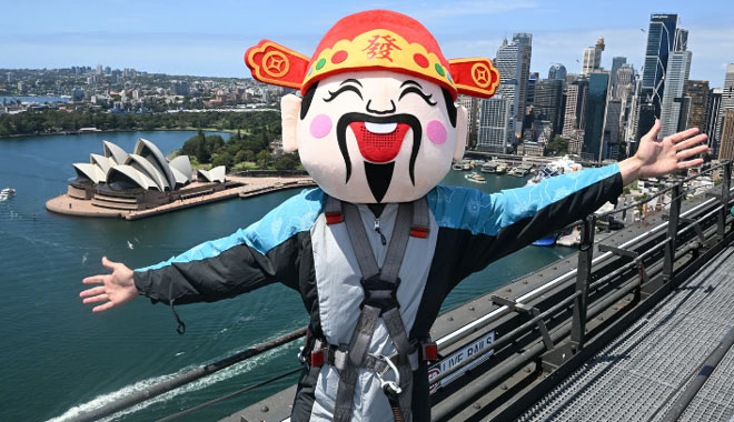 Bridge climb CNY SYD