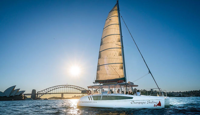 Champagne Sailing Sydney0