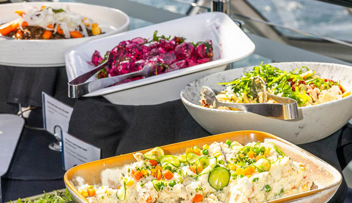 Clearview Glass boat Sydney buffet WED 001 