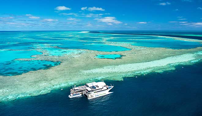Cruise Whitsundays Great Barrier Reef Hardy Reef location