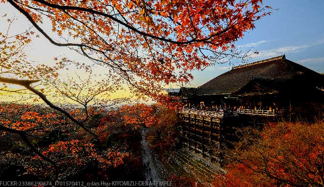 FLICKR 23386290674 f701570412 o Ian Hsu KIYOMIZU DERA TEMPLE 660X380 01
