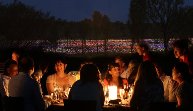 Field of Light dinner1
