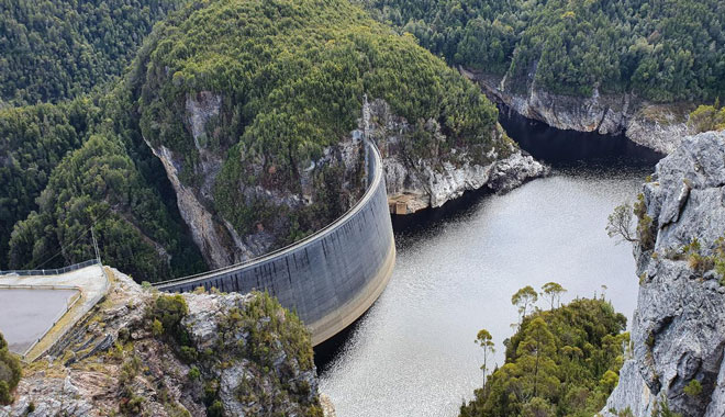 Gordon Dam and Lake Pedder Wilderness WED 05