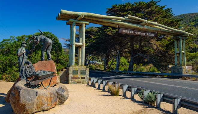 Great Ocean Road sign