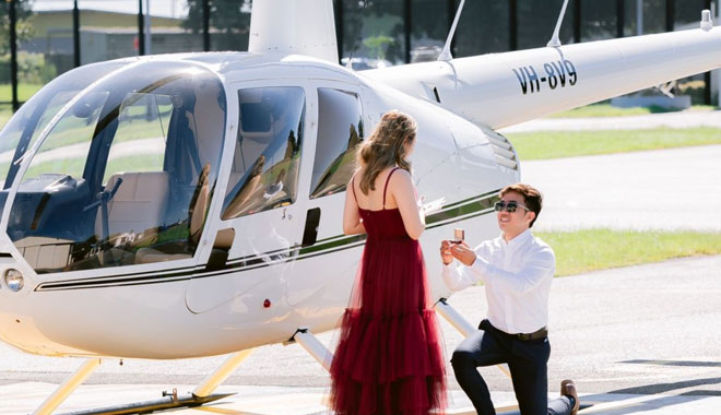 HELICOPTER WINE TOUR HUNTER VALLEY 009