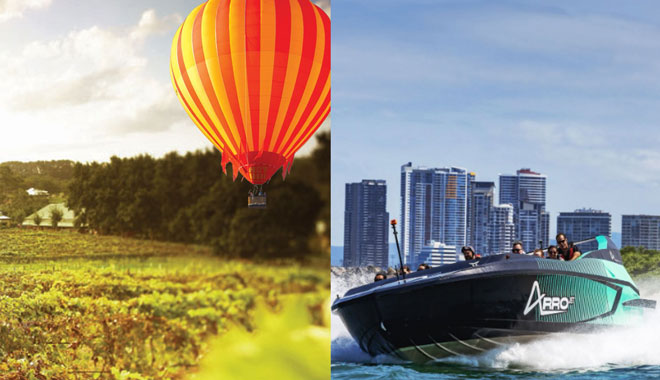 HOT AIR GOLD COAST FREE ARRO JET