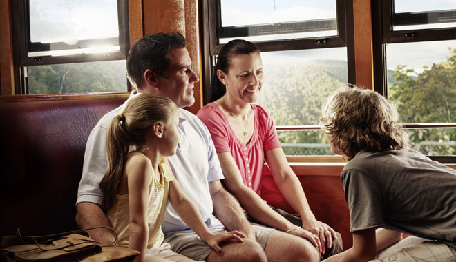 Heritage class train cart kuranda