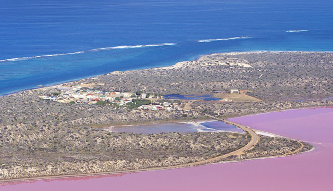 Hutt Lagoon Pink Lake Flight