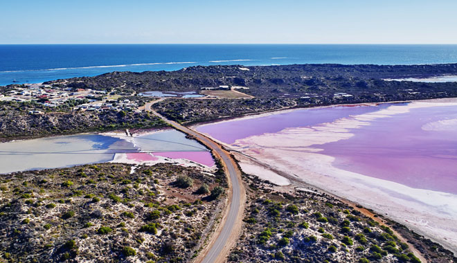 Hutt Lagoon, near Port Gregory