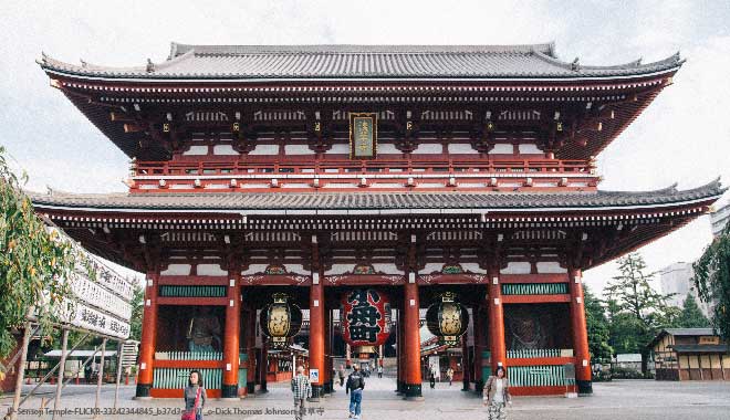 JP Sensoji Temple FLICKR 33242344845 b37d3e4101 o Dick Thomas Johnson 淺草寺 01