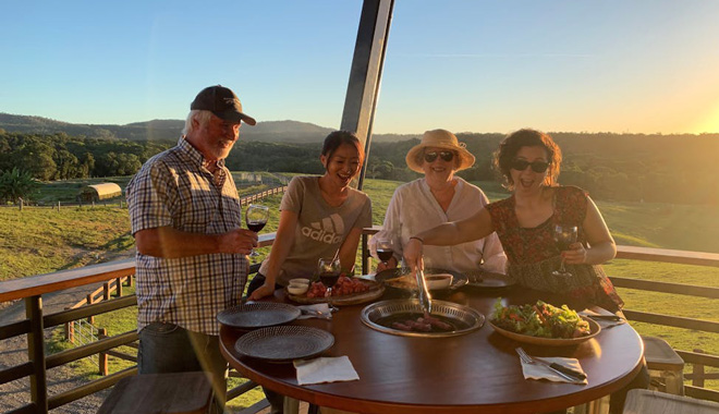 KUR COW sunset dinner