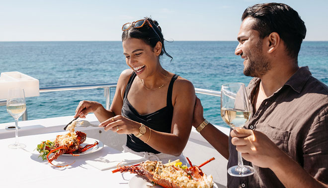 Luxe Island SEAFOOD Cruise Rottnest Island