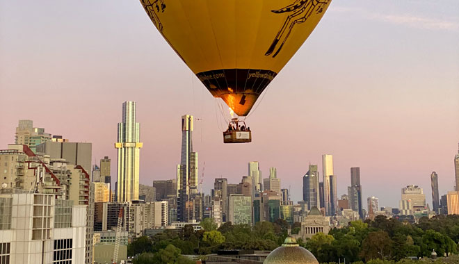 MEL CITY Hot Air Balloon Flights