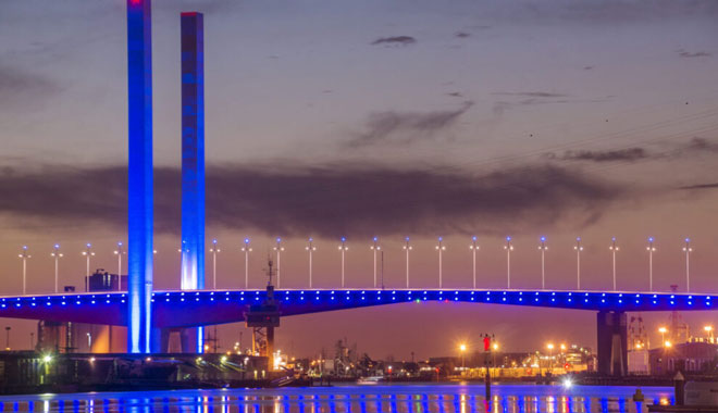 Bolte Bridge, Docklands