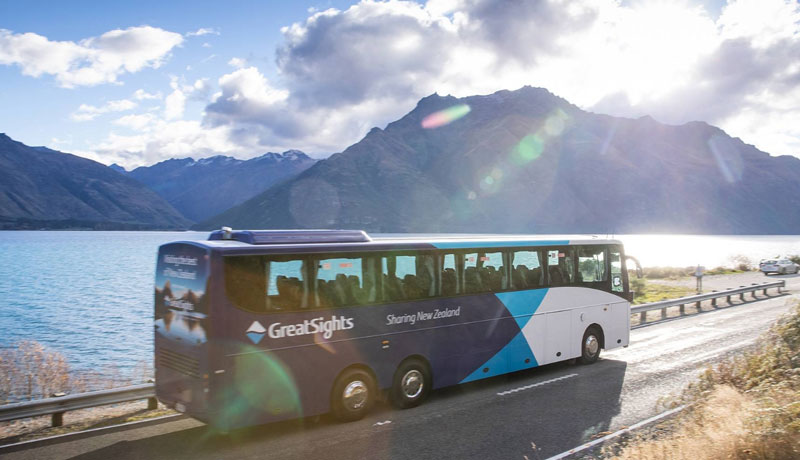 Mount Cook Day Tour Christchurch to Queenstown BUS 
