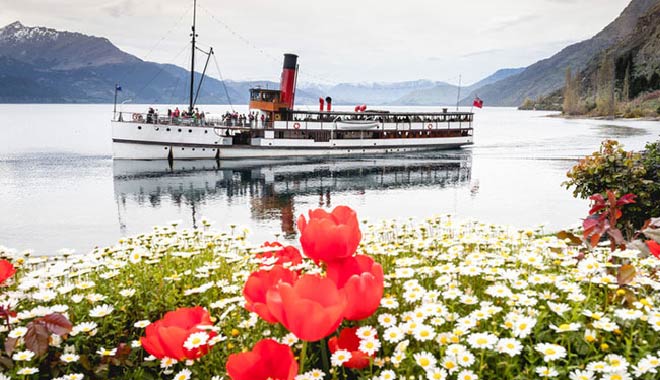 NZ TSS Earnslaw Steamship 15