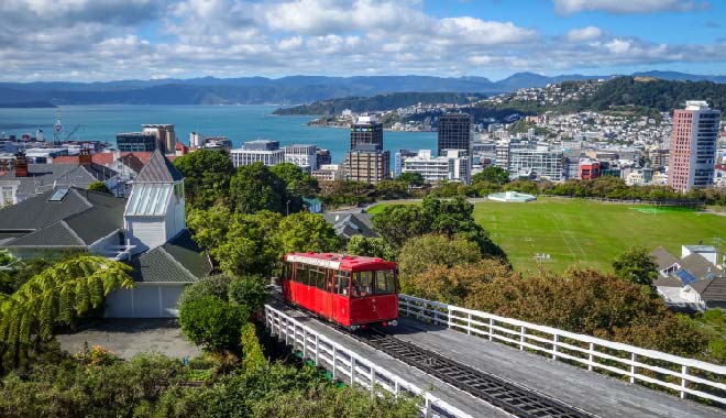 NZ Wellington city cable car 660X380