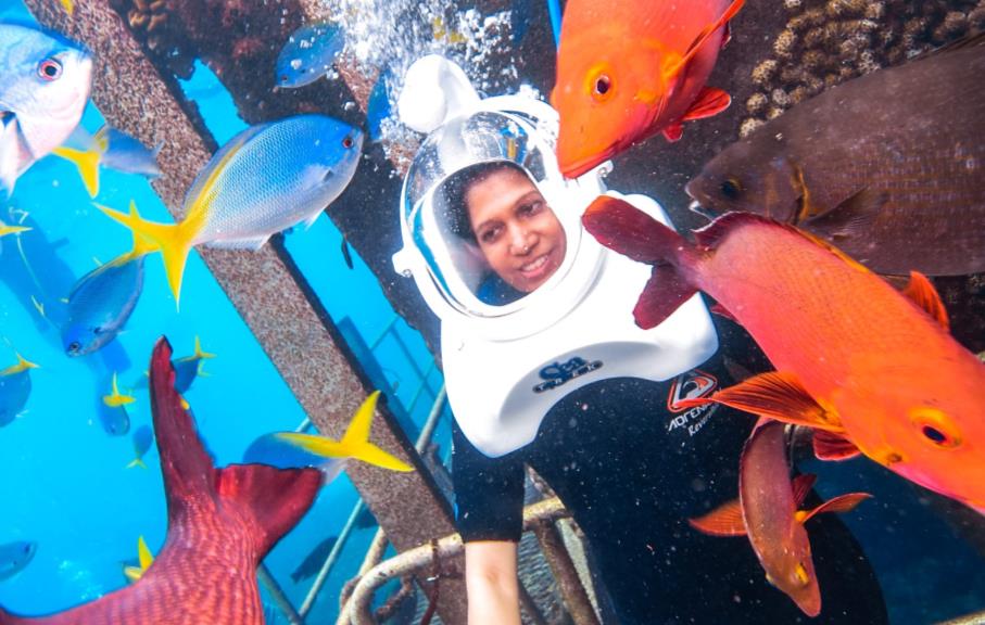 Reef Magic Helmet Diving