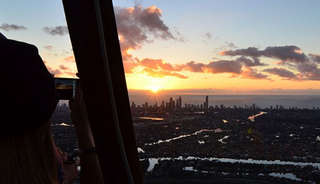 Scenic TOUR 12 sunrise ballooning over the gold coast