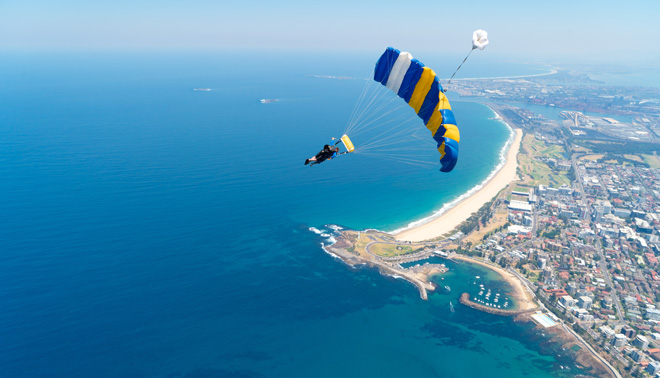 Skydive Beach Wollongong1