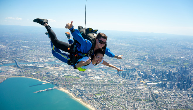 Skydive St Kilda Beach 1