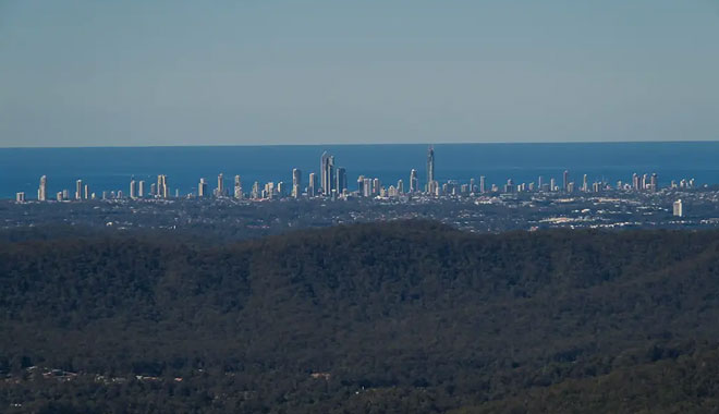Southern Cross Tour gold coast skyline
