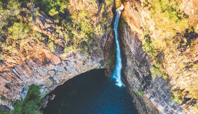 Tolmer Falls from above@creditTourism NT Dan Moore