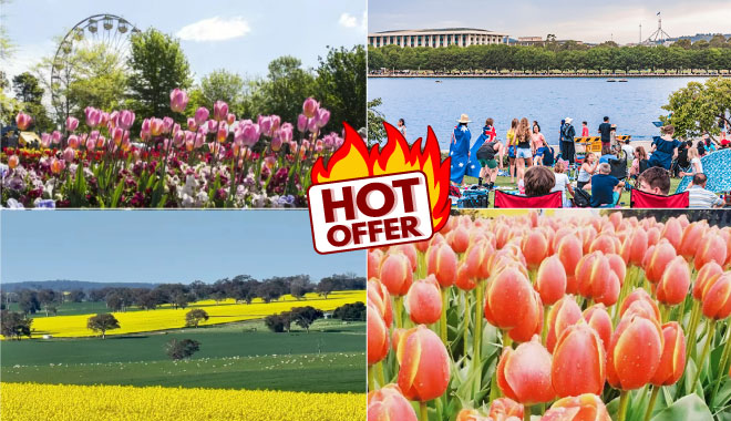 Tulip and Canberra Floriade 2 Days Tour