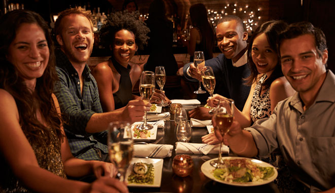 VAGABOND CRUISES happy dining