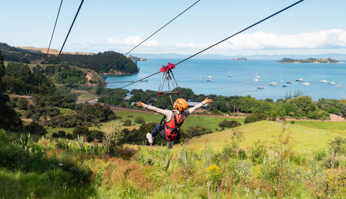 Waiheke Island MAN OWAR CRUISE ZIPLINE