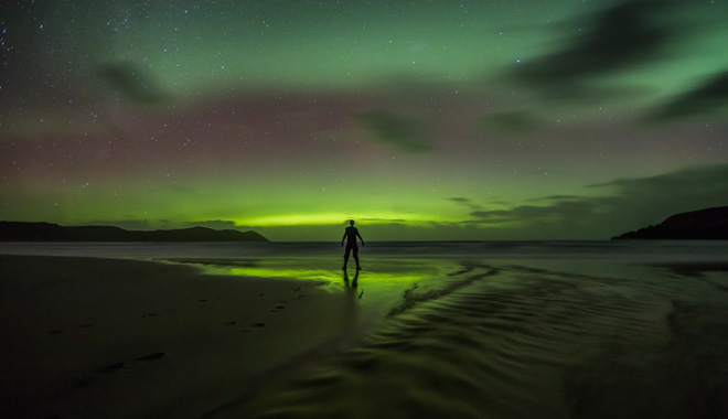 Southern Aurora Australis in Tasmania