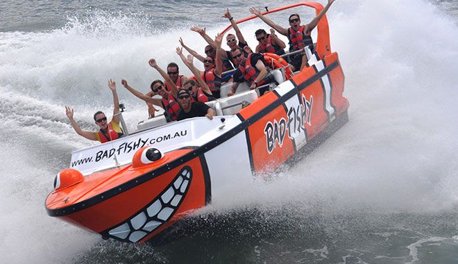 bad fishy Jet boat Cairns 1