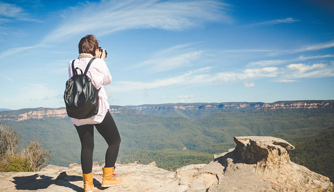 blue mountains tourist lookout