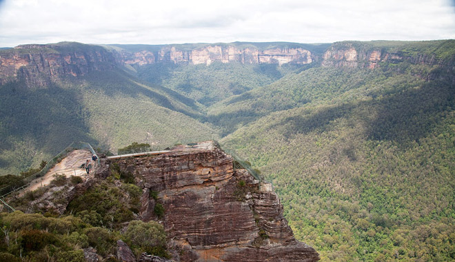 blue mountains view