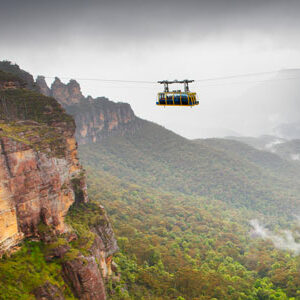 Cable car in the Blue Mountains