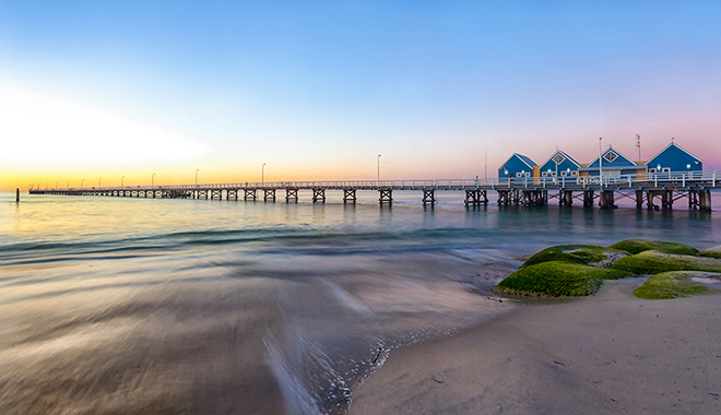 Busselton Jetty At Sunset