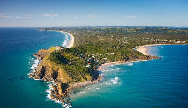 Byron Bay Aerial View