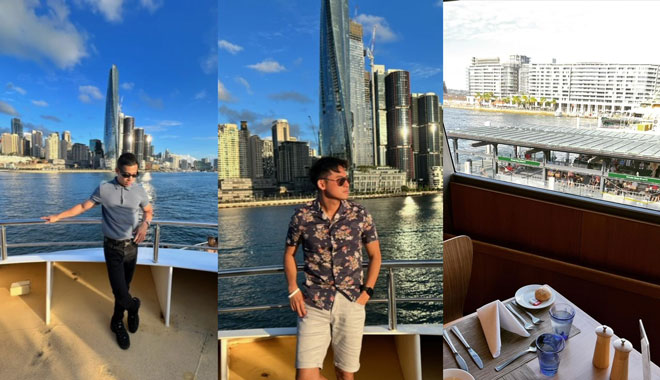 captain cook cruise sunset