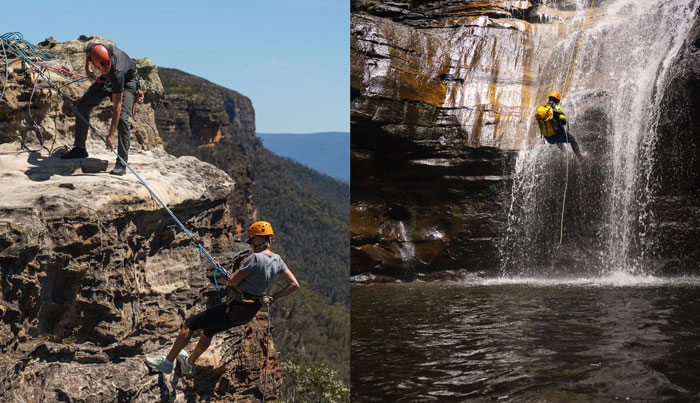 eagle rock Beginner Abseiling and Canyoning Combo