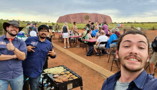 emu run uluru sunset BBQ 015
