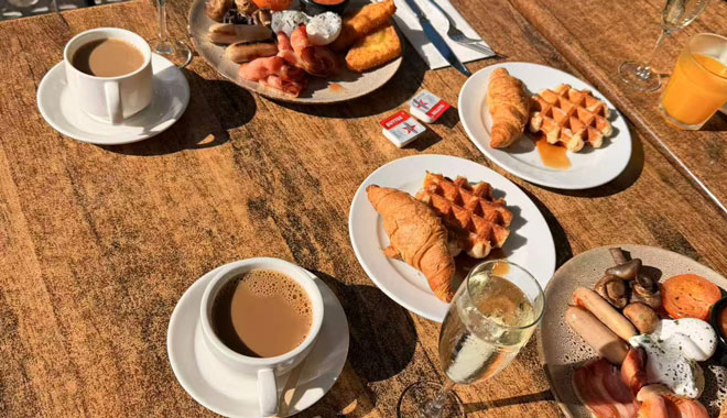 hot air GC breakfast