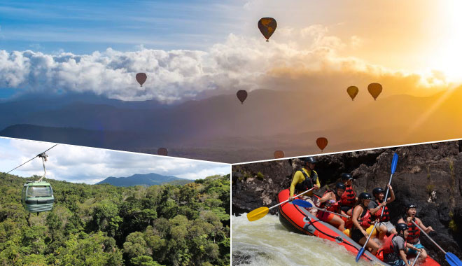 kuranda skyrail raft balloon