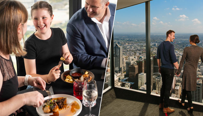 melb sky deck dining