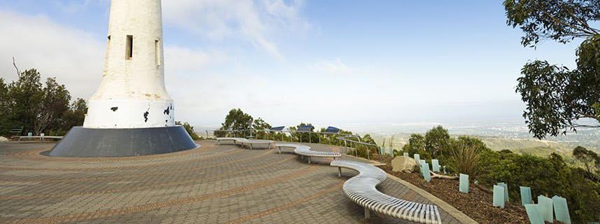 mount lofty summit overlooking adelaide jpg