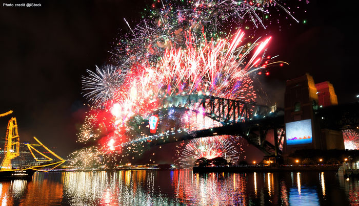 new year fireworks image from iStock 1137172159