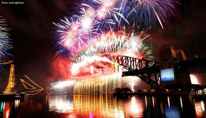 new year fireworks image from iStock iStock 1137172199