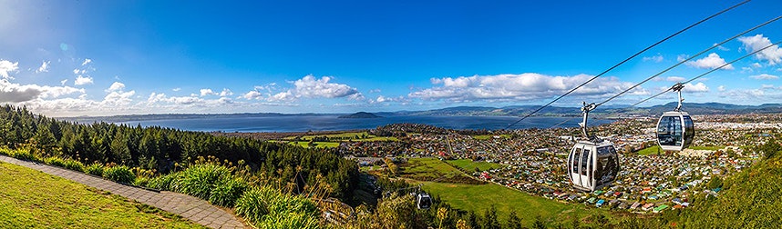 skyline rotorua view of gondola during autumn 2 jpg